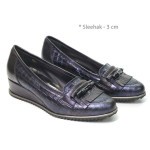 Mocassin Blauw leder 3K822